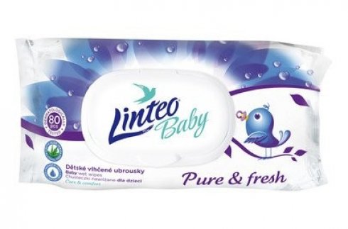 CHUSTECZKI NAWILŻANE LINTEO BABY PURE & FRESH A80