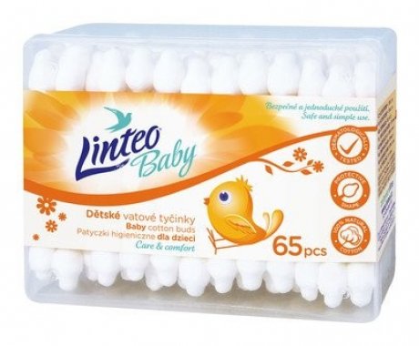 PATYCZKI HIGIENICZNE LINTEO BABY 65SZT.