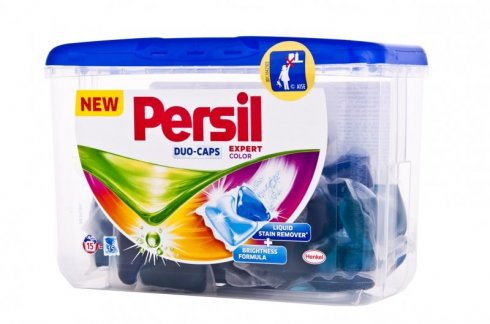 PERSIL DUO-CAPS. DWUKOMOROWA KAPSUŁKA DO PRANIA 1