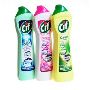 CIF PINK FLOWER MLECZKO DO CZYSZCZENIA 500ML , 700ML, 2L