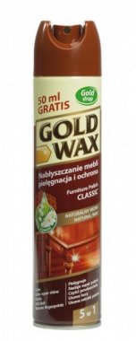 GOLD WAX SPRAY DO PIELĘGNACJI MEBLI 1