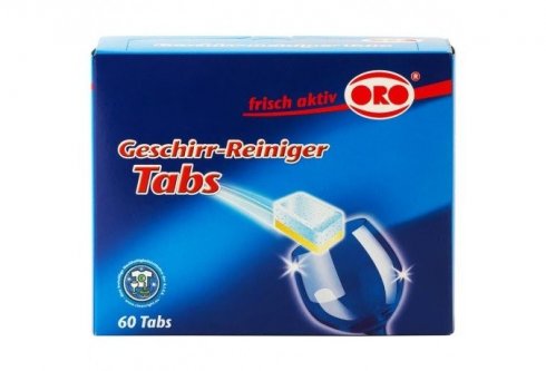 PASTYLKI DO MYCIA NACZYŃ W ZMYWARKACH 60 SZT. GESCHIRR-REINIGER TABS 60 ST DISHWASHER TABS 60PCS