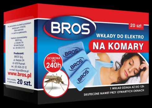 WKŁADY DO ELEKTRO NA KOMARY